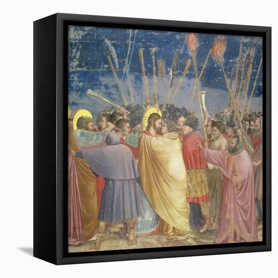 The Betrayal of Christ, circa 1305-Giotto di Bondone-Framed Premier Image Canvas