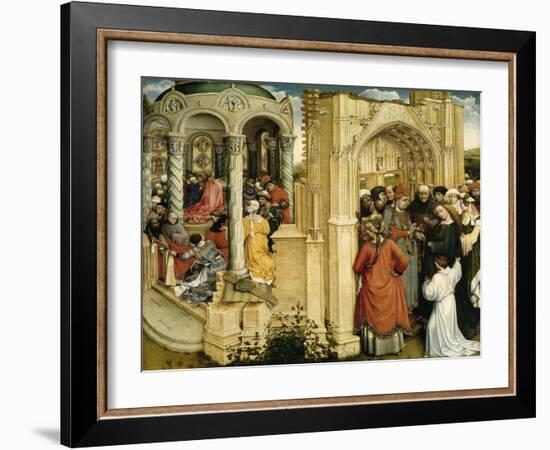 The Betrothal of the Virgin, ca. 1420-Robert Campin-Framed Giclee Print