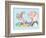 The BFG and Sophie-Quentin Blake-Framed Art Print