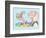 The BFG and Sophie-Quentin Blake-Framed Art Print