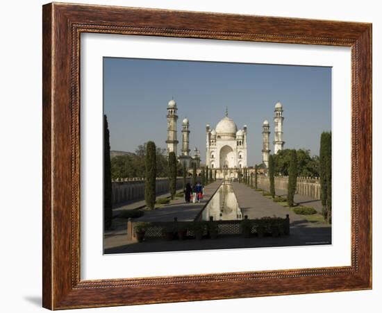 The Bibi Ka Maqbara, Begum Rabia Durrani, Aurangabad-R H Productions-Framed Photographic Print