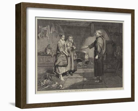 The Bible and the Monk-John Pettie-Framed Giclee Print