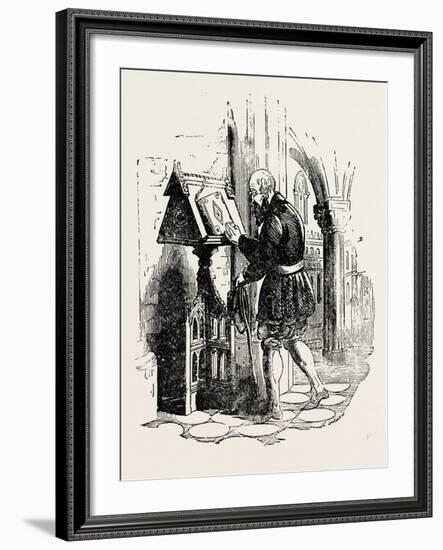 The Bible Opened to the People-null-Framed Giclee Print