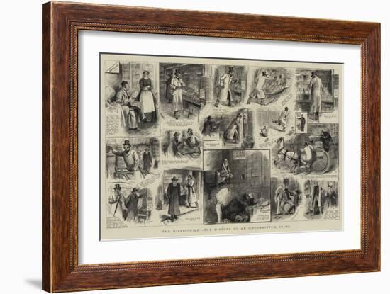 The Bibliophile, the History of an (Uncommitted) Crime-null-Framed Giclee Print