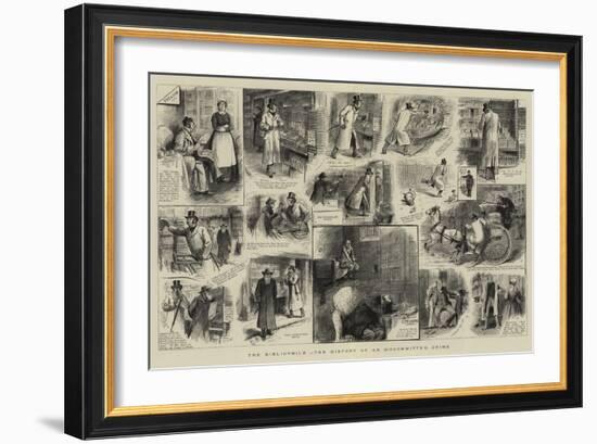 The Bibliophile, the History of an (Uncommitted) Crime-null-Framed Giclee Print