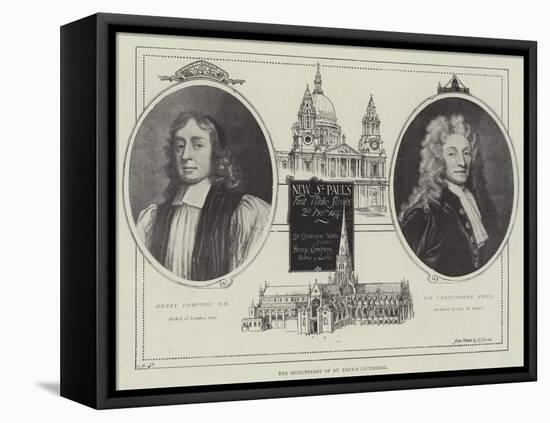 The Bicentenary of St Paul's Cathedral-null-Framed Premier Image Canvas