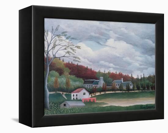 The Bievre at Gentilly, c.1895-Henri Rousseau-Framed Premier Image Canvas