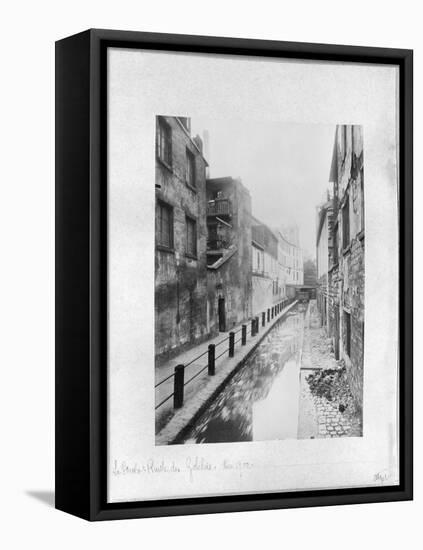 The Bievre, Ruelle des Gobelins, Paris, May 1900-Eugene Atget-Framed Premier Image Canvas