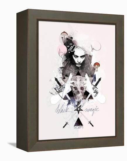 The Big Black Magic Scam-Mydeadpony-Framed Stretched Canvas