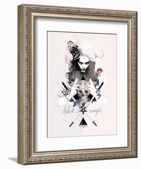 The Big Black Magic Scam-Mydeadpony-Framed Art Print