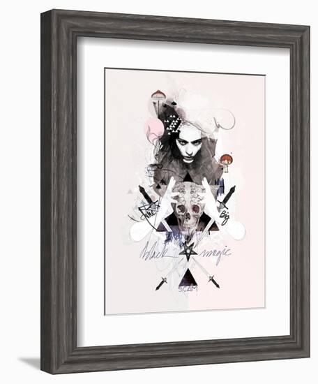 The Big Black Magic Scam-Mydeadpony-Framed Art Print