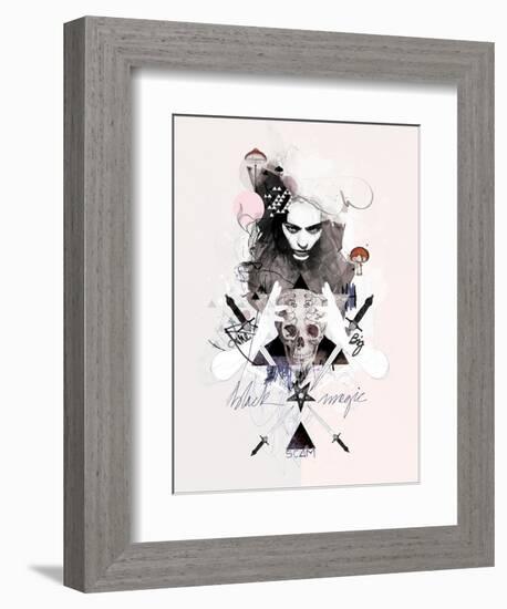 The Big Black Magic Scam-Mydeadpony-Framed Art Print