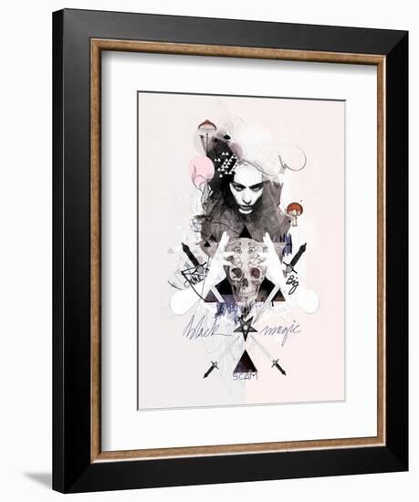 The Big Black Magic Scam-Mydeadpony-Framed Art Print