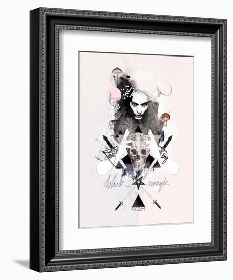 The Big Black Magic Scam-Mydeadpony-Framed Art Print