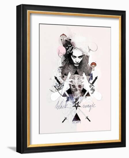 The Big Black Magic Scam-Mydeadpony-Framed Art Print