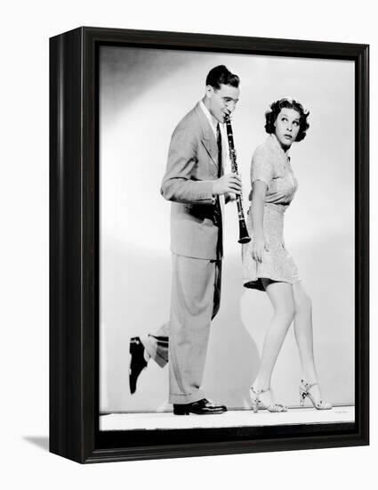 The Big Broadcast of 1937, from Left, Benny Goodman, Martha Raye, 1936-null-Framed Stretched Canvas