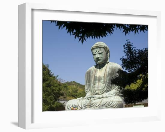 The Big Buddha Statue, Kamakura City, Kanagawa Prefecture, Japan-Christian Kober-Framed Photographic Print