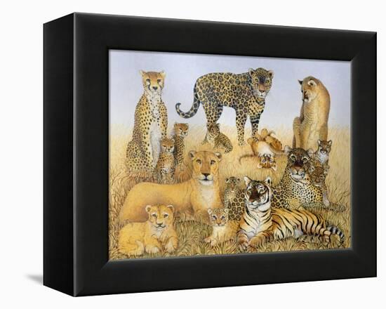 The Big Cats-Pat Scott-Framed Premier Image Canvas