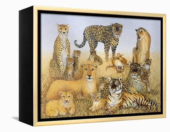 The Big Cats-Pat Scott-Framed Premier Image Canvas