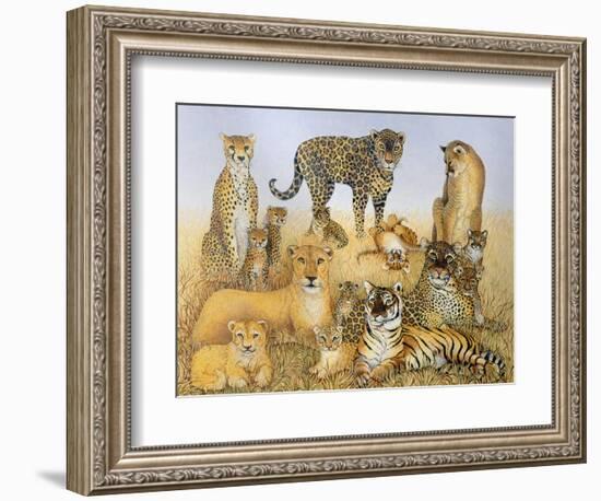 The Big Cats-Pat Scott-Framed Giclee Print