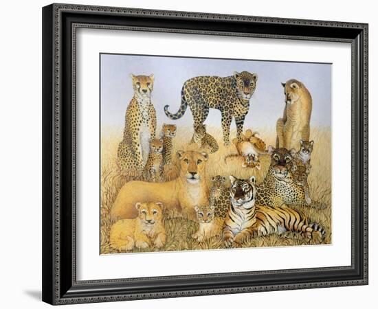 The Big Cats-Pat Scott-Framed Giclee Print