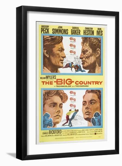 The Big Country, 1958-null-Framed Giclee Print