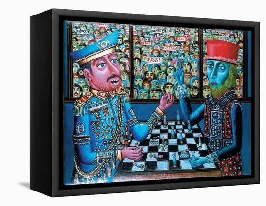 The Big Game, 1983-Tamas Galambos-Framed Premier Image Canvas