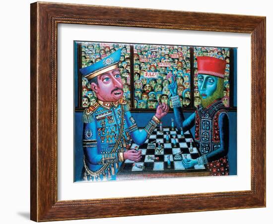 The Big Game, 1983-Tamas Galambos-Framed Giclee Print