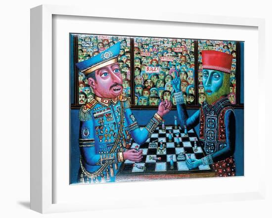 The Big Game, 1983-Tamas Galambos-Framed Giclee Print