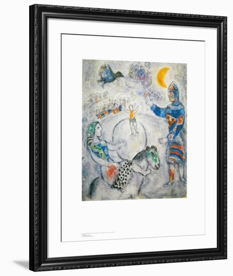 The Big Grey Circus-Marc Chagall-Framed Art Print