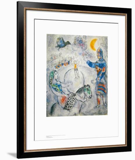 The Big Grey Circus-Marc Chagall-Framed Art Print