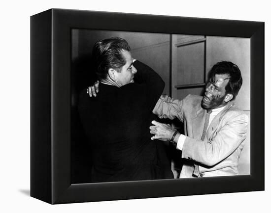 The Big Heat, Glenn Ford, Lee Marvin, 1953-null-Framed Stretched Canvas