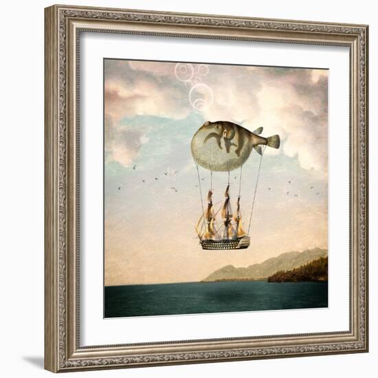 The Big Journey-Paula Belle Flores-Framed Art Print