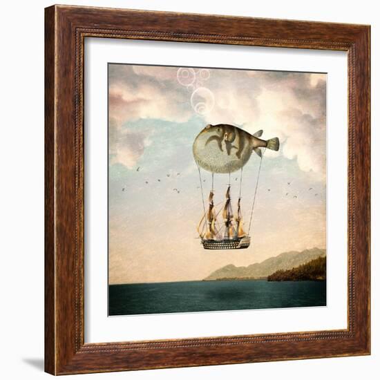 The Big Journey-Paula Belle Flores-Framed Art Print