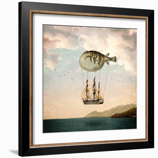 The Big Journey-Paula Belle Flores-Framed Art Print