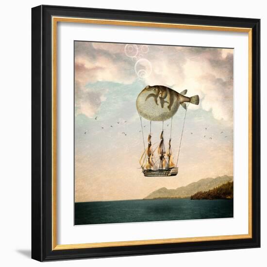 The Big Journey-Paula Belle Flores-Framed Art Print