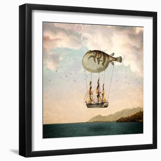 The Big Journey-Paula Belle Flores-Framed Art Print