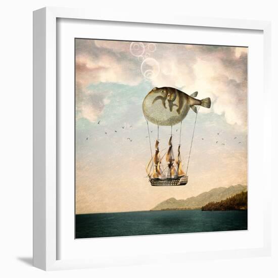 The Big Journey-Paula Belle Flores-Framed Art Print