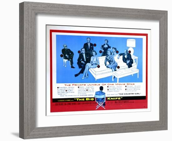 The Big Knife, 1955-null-Framed Art Print