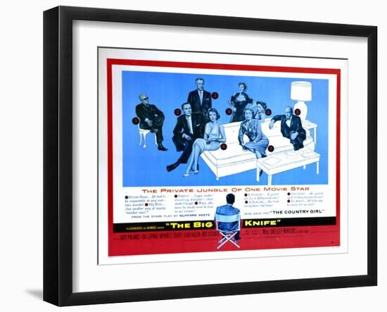 The Big Knife, 1955-null-Framed Art Print