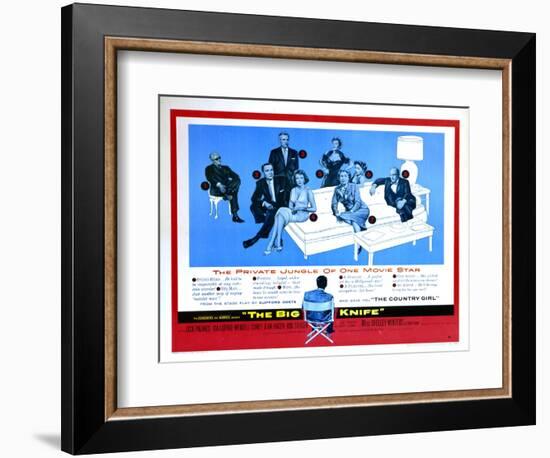 The Big Knife, 1955-null-Framed Art Print