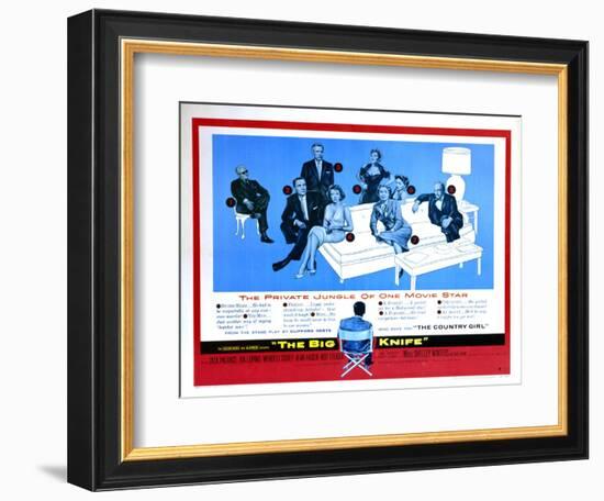 The Big Knife, 1955-null-Framed Art Print