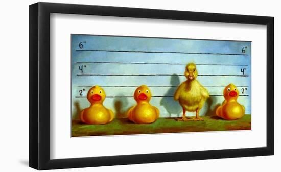 The Big Lineup-Lucia Heffernan-Framed Art Print