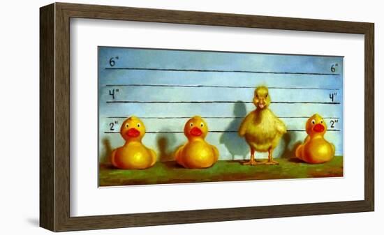 The Big Lineup-Lucia Heffernan-Framed Art Print