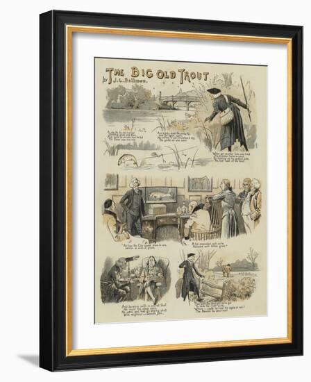 The Big Old Trout-John Charles Dollman-Framed Giclee Print