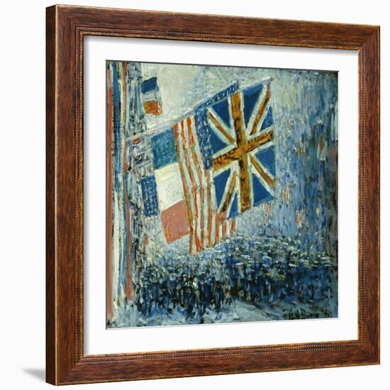 The Big Parade, 1917-Childe Hassam-Framed Giclee Print