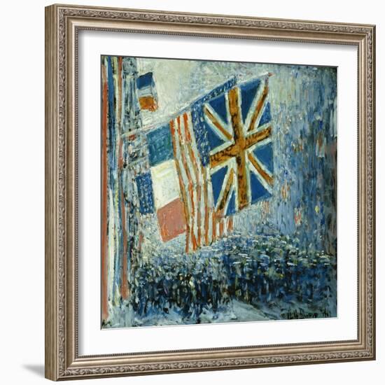 The Big Parade-Childe Hassam-Framed Giclee Print