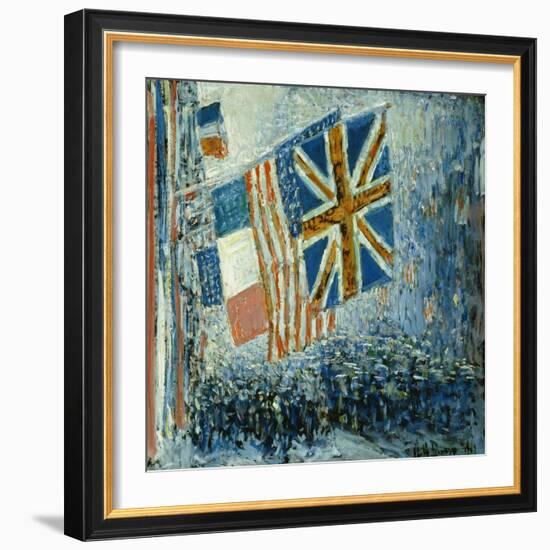 The Big Parade-Childe Hassam-Framed Giclee Print