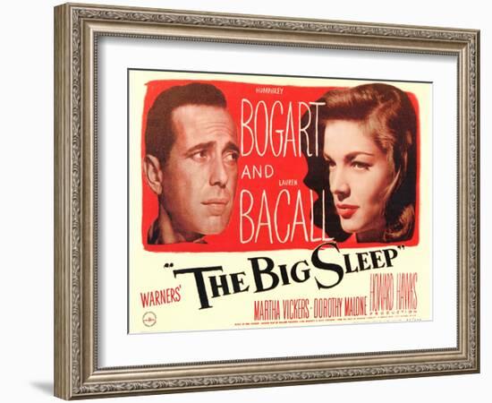 The Big Sleep, 1946-null-Framed Art Print