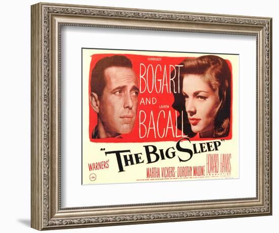 The Big Sleep, 1946-null-Framed Art Print